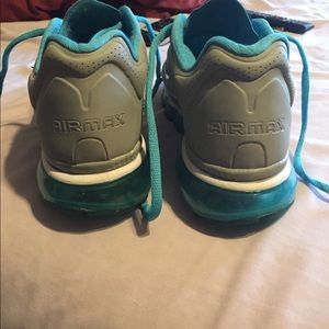 Nike Air Max, Gray and Teal.