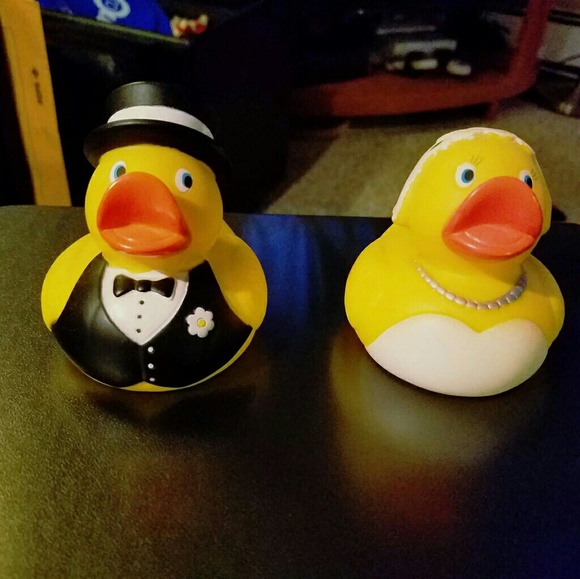 Other - NWOT Bride & Groom Rubber Ducks