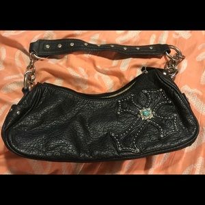 Beautiful western studded leather purse.
