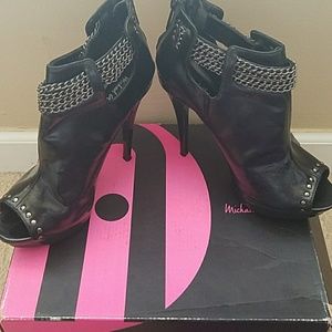 Michael Antonio peep toe booties