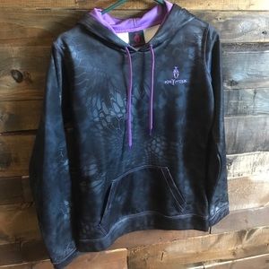 Kryptek black/purple hoodie