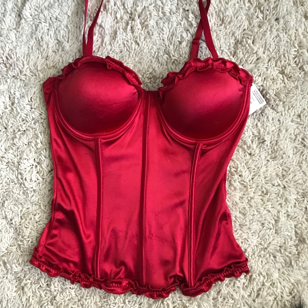 Red Ruffle Corset