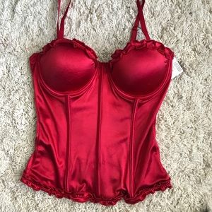 Red Ruffle Corset