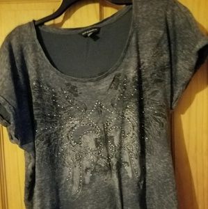 Rock & Republic Womens Plus Size Top