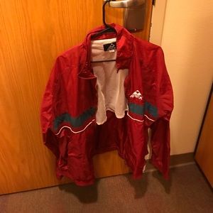 Red Apex Windbreaker
