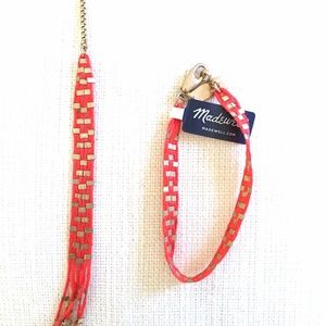 Madewell 1937 necklace and bracelet set