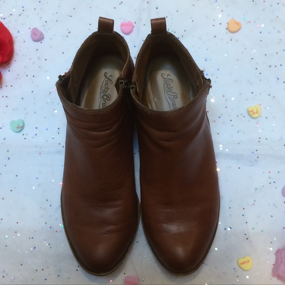 Genuine Leather Lucky Brand Ankle Boots