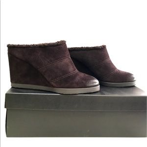 Tahari Shearling Mule