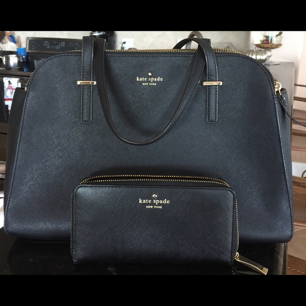 Kate Spade Black Purse & Wallet