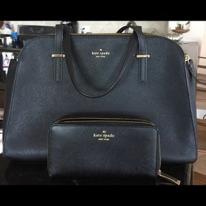 Kate Spade Black Purse & Wallet