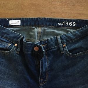 Gap 1969 cuffed boyfriend ankle jeans