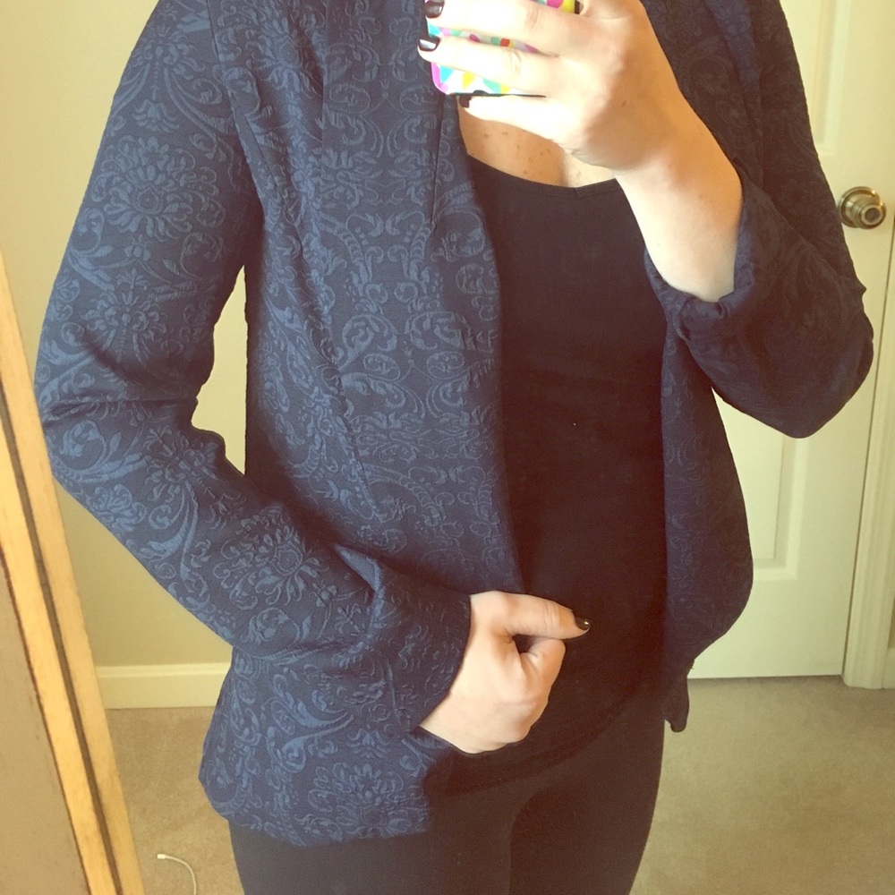 Floral print jacket
