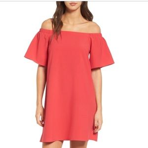 NWT ❤️❤️❤️❤️Red BP off the shoulder dress