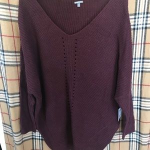 Burgundy Sweater