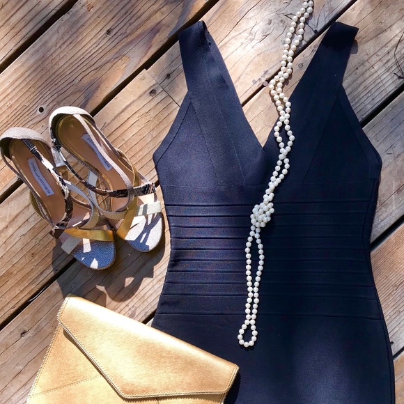 Herve Leger Dresses & Skirts - Herve Leger Ultimate Little Black Dress XS