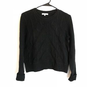 Madewell Cableknit Cropped Sweater