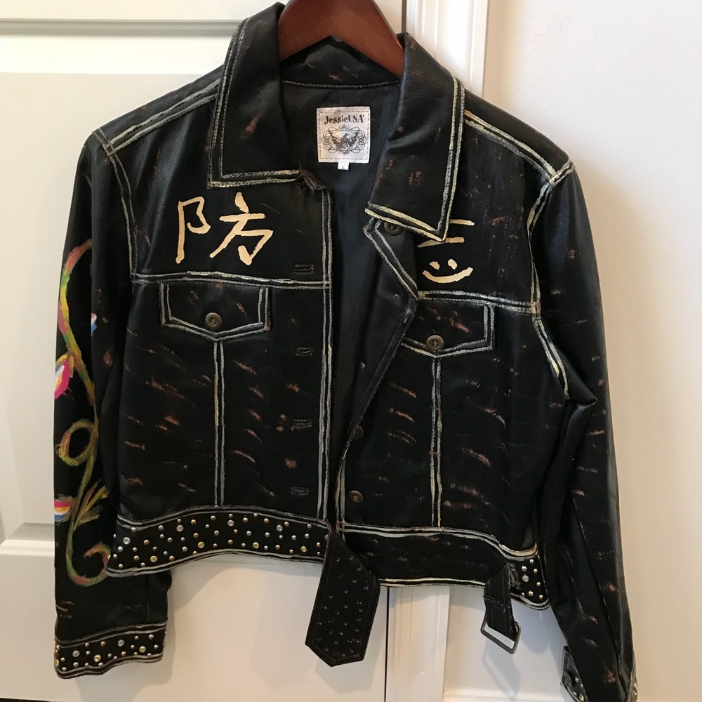 Jessie USA faux leather jacket
