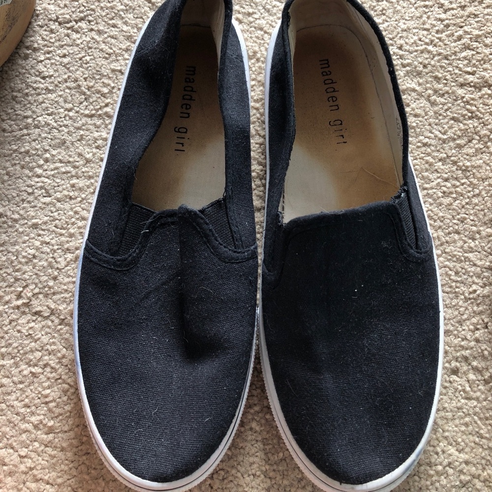 Madden girl slip ons