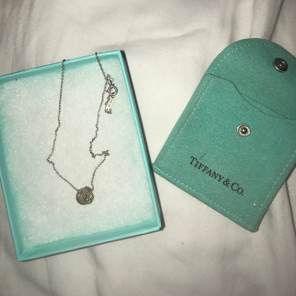 Tiffany knot necklace