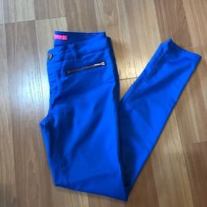 Blue jeggings