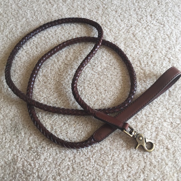 Cole Haan Other - Cole Haan woven leather dog leash 🐾 Cole Haan Other - Cole Haan woven leather dog leash 🐾