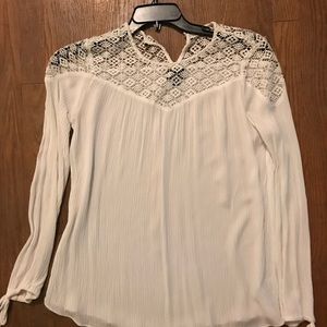 Mossimo XS white blouse