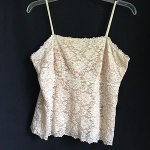 Women’s NY & CO intimates lace blouse