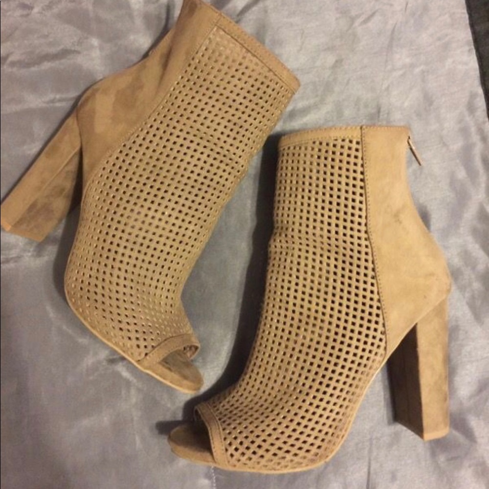 Taupe Ankle Booties