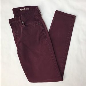 Gap Eggplant Purple Girlfriend Jeans