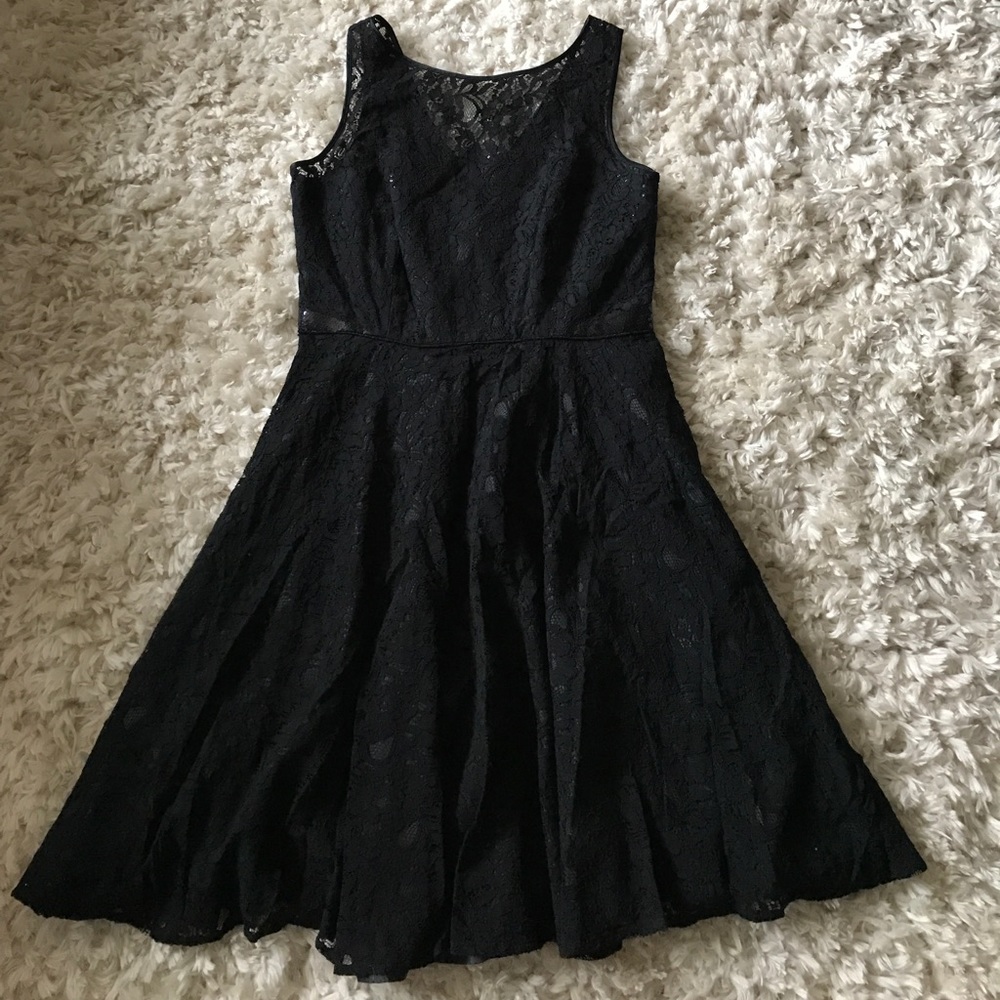 Calvin Klein Lace Dress with Sequin accents