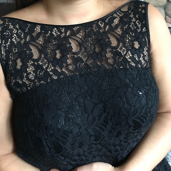 Calvin Klein Lace Dress with Sequin accents - Picture 2 of 4