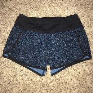 Limited edition Lululemon racer shorts