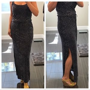 DVF maxi dress in jersey knit