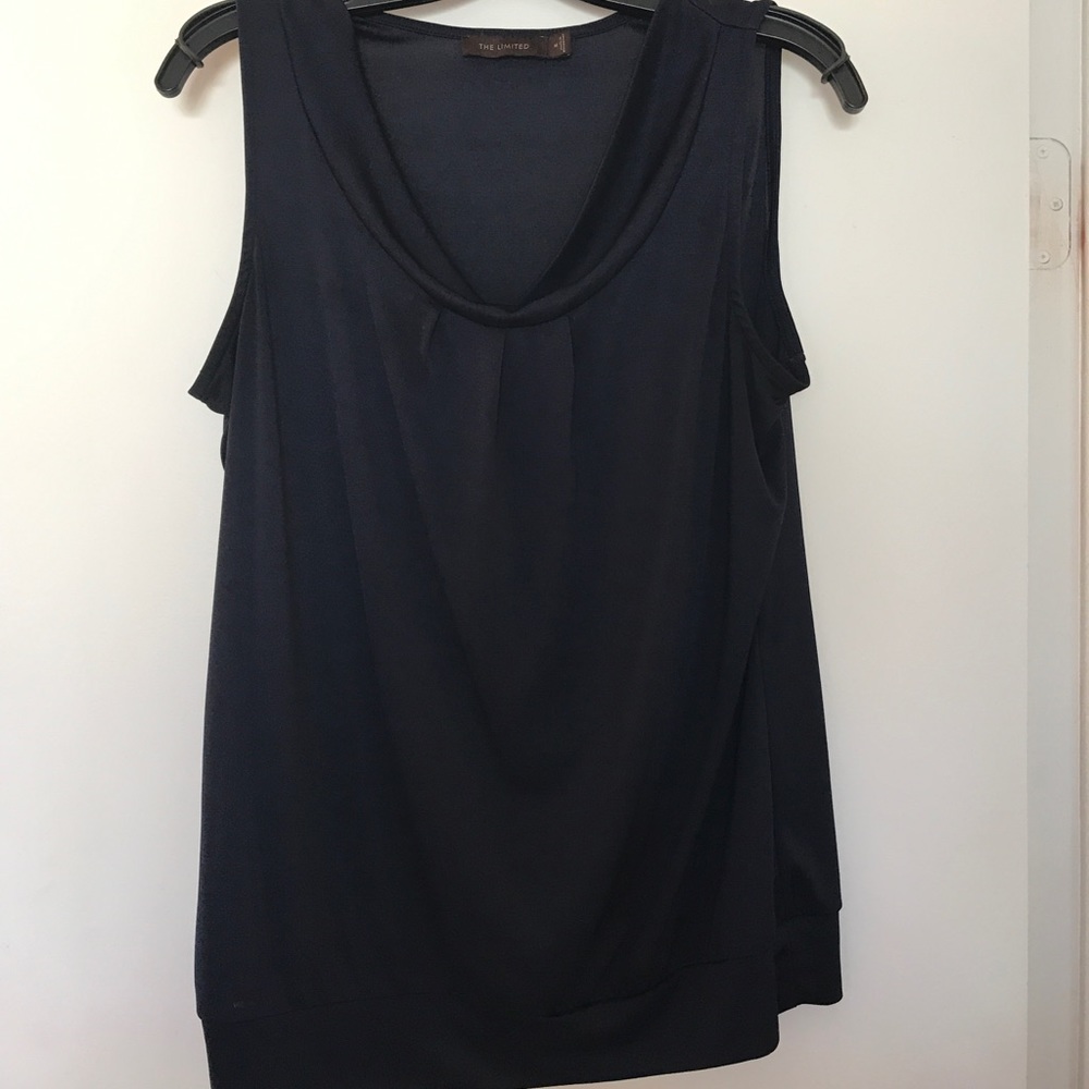 Navy sleeveless tank