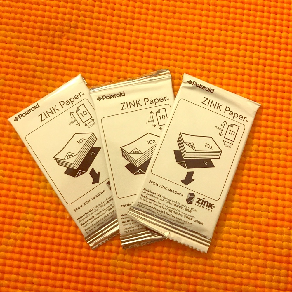 Polaroid Zink paper
