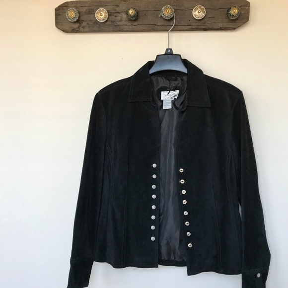Live A Little Jackets & Blazers - Live A Little Suede Leather Jacket