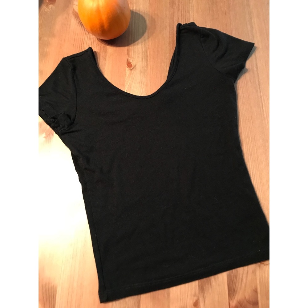 Express Black Crop Top