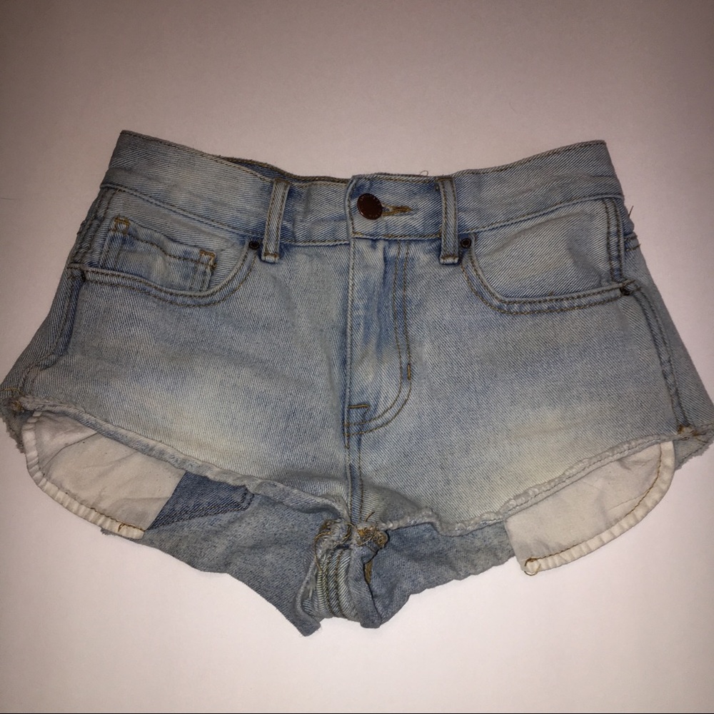 Bullhead Denim Shorts High Waisted