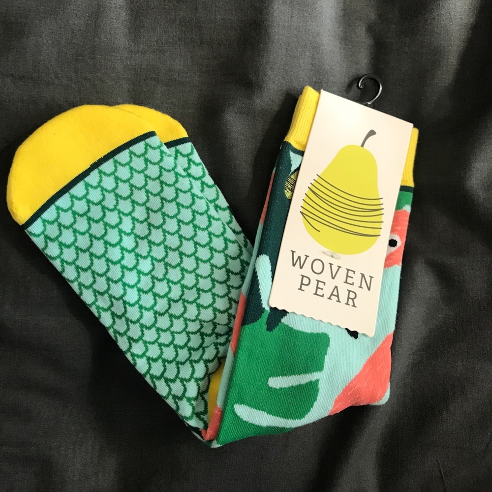 Woven Pear Socks