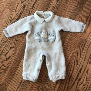 Baby Boy's Merino Wool designer one piece