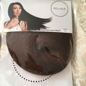 BELLAMI Wrap Ponytail 180g 24” - Chocolate Brown
