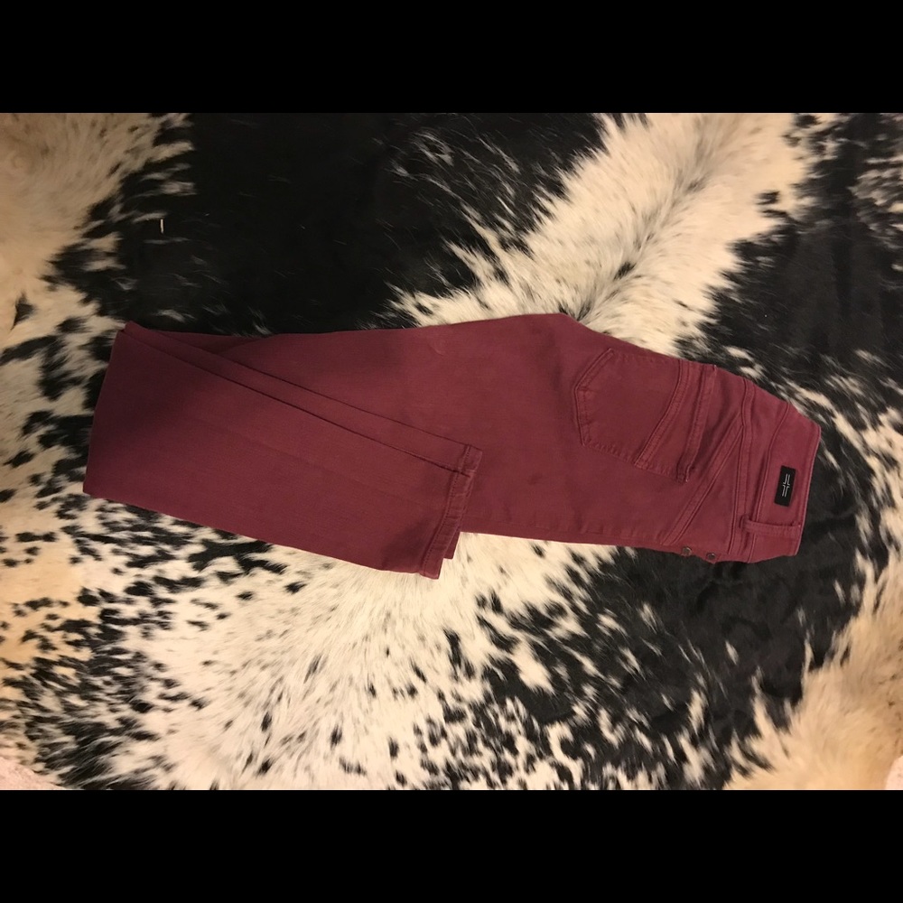 Red skinny