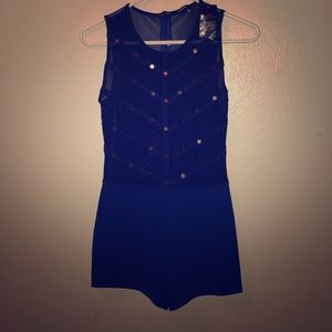 Blue romper