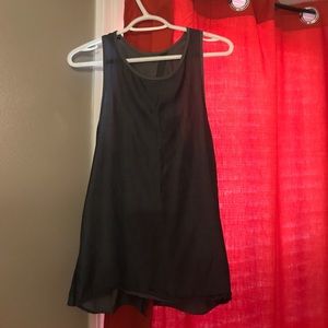 Lululemon grey open back tank top