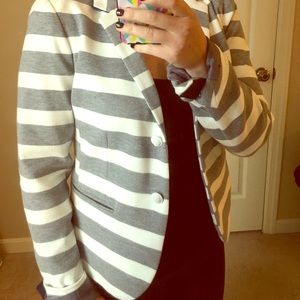 Stripe blazer