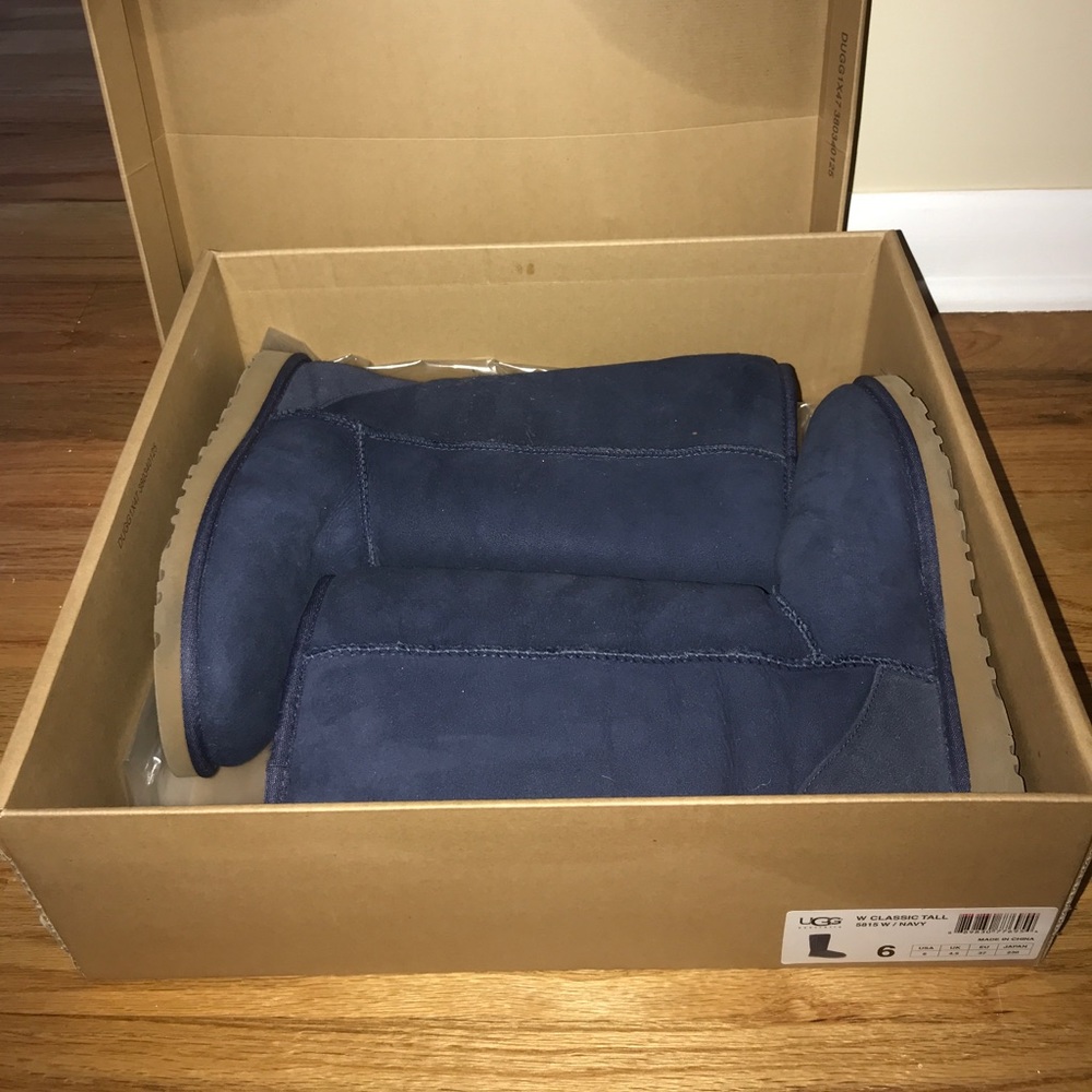 Navy blue authentic UGG boots
