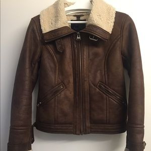 Calvin Klein shearling jacket