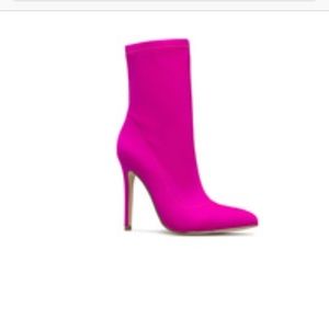 Fuchsia Ankle Boots