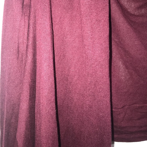 Long-sleeved magenta sweater - Picture 2 of 2