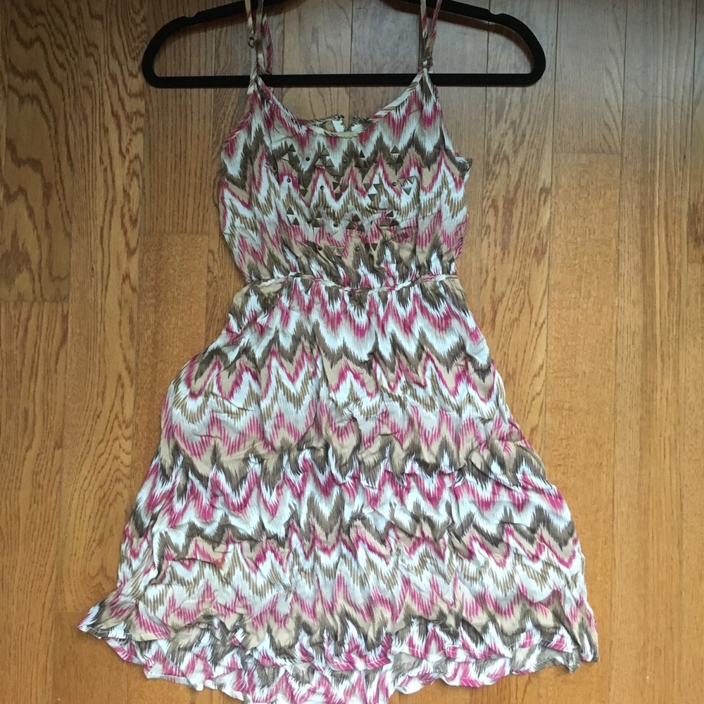 Sexy boho mini dress
